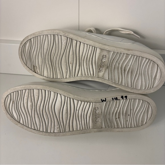 Vionic Syra White Leather Women's Sneakers Lace Up Comfort Travel Shoes - Picture 9 of 9